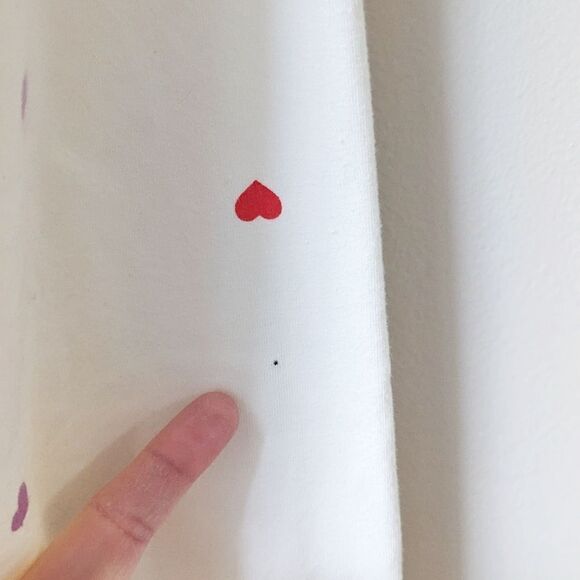 WILDFOX Hearts Slouchy Cozy Luxe Stretch Lounge Shirt in Oatmeal sz XXL - Picture 12 of 12